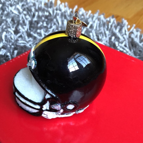 Steelers helmet Christmas tree ornament - Picture 3 of 5